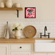 Load image into Gallery viewer, Boxer My Valentine Framed Metal Print