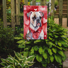 Load image into Gallery viewer, Boxer Valentine’s Day Garden Flag – Dog-Themed Heart Yard Decor