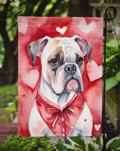 Load image into Gallery viewer, Boxer Valentine’s Day Garden Flag – Dog-Themed Heart Yard Decor