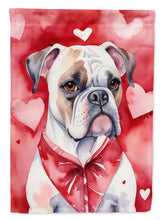 Load image into Gallery viewer, Boxer Valentine’s Day Garden Flag – Dog-Themed Heart Yard Decor
