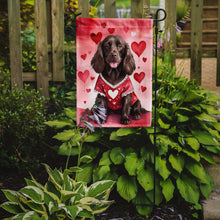 Load image into Gallery viewer, Boykin Spaniel Valentine’s Day Garden Flag – Dog-Themed Heart Yard Decor