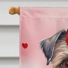 Load image into Gallery viewer, Brussels Griffon My Valentine House Flag