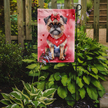 Load image into Gallery viewer, Brussels Griffon Valentine’s Day Garden Flag – Dog-Themed Heart Yard Decor