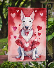 Load image into Gallery viewer, Bull Terrier Valentine’s Day Garden Flag – Dog-Themed Heart Yard Decor