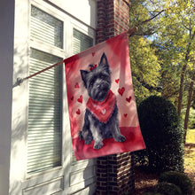 Load image into Gallery viewer, Cairn Terrier My Valentine House Flag