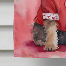 Load image into Gallery viewer, Cairn Terrier My Valentine House Flag