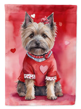 Load image into Gallery viewer, Cairn Terrier My Valentine House Flag