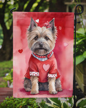 Load image into Gallery viewer, Cairn Terrier Valentine’s Day Garden Flag – Dog-Themed Heart Yard Decor