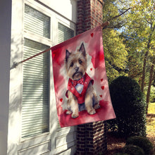 Load image into Gallery viewer, Cairn Terrier My Valentine House Flag