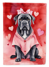 Load image into Gallery viewer, Cane Corso Valentine’s Day Garden Flag – Dog-Themed Heart Yard Decor