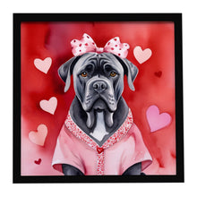 Load image into Gallery viewer, Cane Corso My Valentine Framed Metal Print