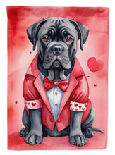 Load image into Gallery viewer, Cane Corso Valentine’s Day Garden Flag – Dog-Themed Heart Yard Decor