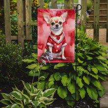 Load image into Gallery viewer, Chihuahua Valentine’s Day Garden Flag – Dog-Themed Heart Yard Decor