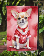 Load image into Gallery viewer, Chihuahua Valentine’s Day Garden Flag – Dog-Themed Heart Yard Decor