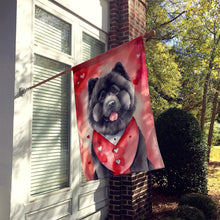 Load image into Gallery viewer, Chow Chow My Valentine House Flag