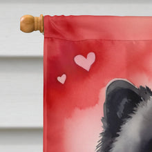 Load image into Gallery viewer, Chow Chow My Valentine House Flag