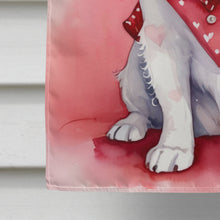 Load image into Gallery viewer, Clumber Spaniel My Valentine House Flag