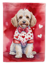 Load image into Gallery viewer, Cockapoo My Valentine House Flag