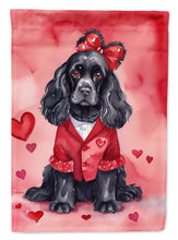 Load image into Gallery viewer, Cocker Spaniel My Valentine House Flag