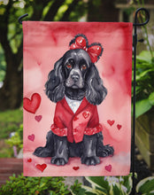 Load image into Gallery viewer, Cocker Spaniel Valentine’s Day Garden Flag – Dog-Themed Heart Yard Decor