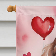 Load image into Gallery viewer, Cocker Spaniel My Valentine House Flag