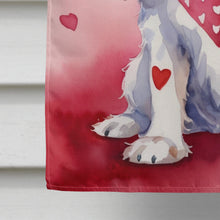 Load image into Gallery viewer, Cocker Spaniel My Valentine House Flag