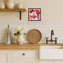 Load image into Gallery viewer, Coton de Tulear My Valentine Framed Metal Print