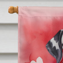 Load image into Gallery viewer, Dalmatian My Valentine House Flag