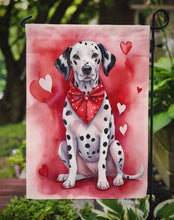 Load image into Gallery viewer, Dalmatian Valentine’s Day Garden Flag – Dog-Themed Heart Yard Decor