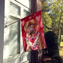 Load image into Gallery viewer, Dogue de Bordeaux My Valentine House Flag