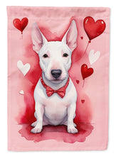 Load image into Gallery viewer, English Bull Terrier Valentine’s Day Garden Flag – Dog-Themed Heart Yard Decor