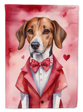 Load image into Gallery viewer, English Foxhound My Valentine House Flag