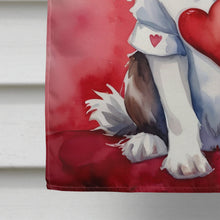 Load image into Gallery viewer, English Springer Spaniel My Valentine House Flag
