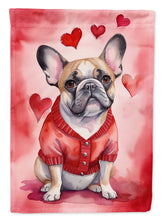 Load image into Gallery viewer, French Bulldog My Valentine House Flag