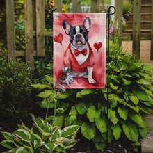 Load image into Gallery viewer, French Bulldog Valentine’s Day Garden Flag – Dog-Themed Heart Yard Decor