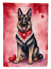 Load image into Gallery viewer, German Shepherd My Valentine House Flag