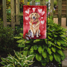 Load image into Gallery viewer, Golden Retriever Valentine’s Day Garden Flag – Dog-Themed Heart Yard Decor