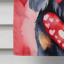 Load image into Gallery viewer, Gordon Setter My Valentine House Flag