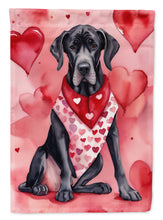 Load image into Gallery viewer, Great Dane My Valentine House Flag