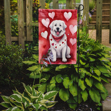 Load image into Gallery viewer, Great Pyrenees Valentine’s Day Garden Flag – Dog-Themed Heart Yard Decor
