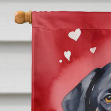 Load image into Gallery viewer, Greater Swiss Mountain Dog My Valentine House Flag