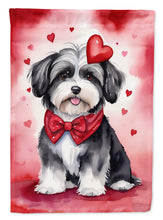 Load image into Gallery viewer, Havanese Valentine’s Day Garden Flag – Dog-Themed Heart Yard Decor