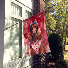 Load image into Gallery viewer, Irish Setter My Valentine House Flag