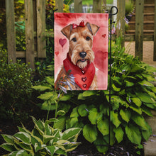 Load image into Gallery viewer, Irish Terrier Valentine’s Day Garden Flag – Dog-Themed Heart Yard Decor