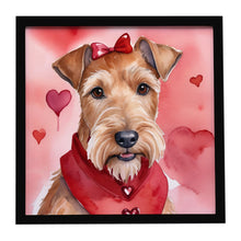Load image into Gallery viewer, Irish Terrier My Valentine Framed Metal Print