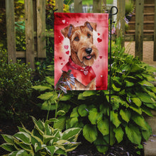 Load image into Gallery viewer, Irish Terrier Valentine’s Day Garden Flag – Dog-Themed Heart Yard Decor