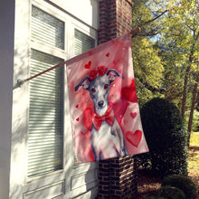 Load image into Gallery viewer, Italian Greyhound My Valentine House Flag
