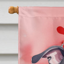 Load image into Gallery viewer, Italian Greyhound My Valentine House Flag