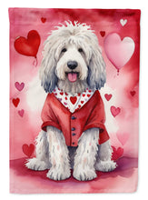 Load image into Gallery viewer, Komondor My Valentine House Flag