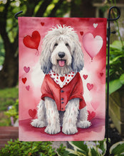 Load image into Gallery viewer, Komondor Valentine’s Day Garden Flag – Dog-Themed Heart Yard Decor